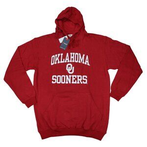 Oklahoma Sooners Kangaroo Pocket Printed Drawstring Hoodie Men's Sweatshirt NWT